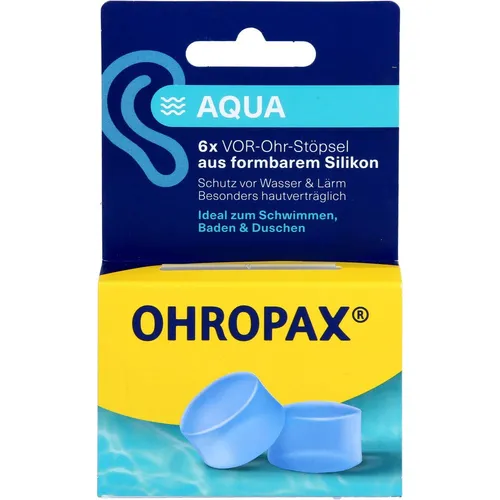 OHROPAX GmbH OHROPAX Aqua Silikon Vor-Ohr Stöpsel 6 St 19412745