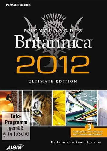 Encyclopaedia Britannica 2012 - Software für Windows Vista, umfassendes Nachschlagewerk mit verlässlichen Informationen für Bildung und Forschung.