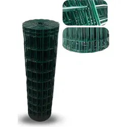 Maschendrahtzaun 100x50 mm - Robuster Gartenzaun 1m x 25m - Gartenzäune: Langlebiges Maschinengeflecht für optimalen Sichtschutz und Sicherheit in Ihrem Garten.