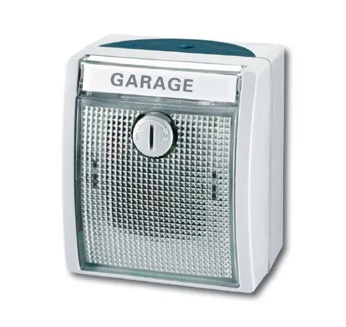 Busch-Jaeger 2240 W-53 Dämmerungsschalter - Smart Home Dämmerungsschalter mit Lichtsensor und einstellbarer Ein-Ausschaltverzögerung für automatisierte Lichtsteuerung und Energieeffizienz.