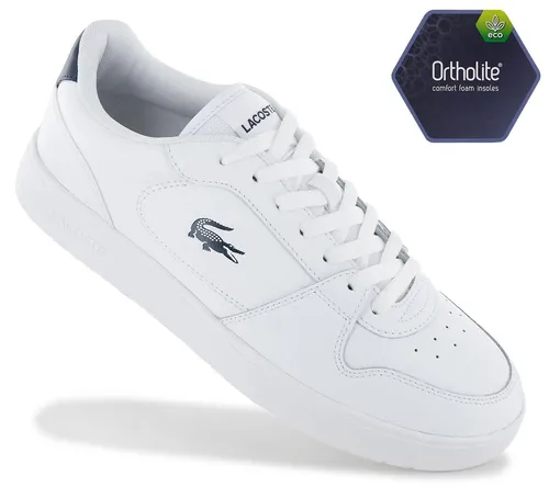 Lacoste Court Ace Sneakers in Weiß in blau von Lacoste