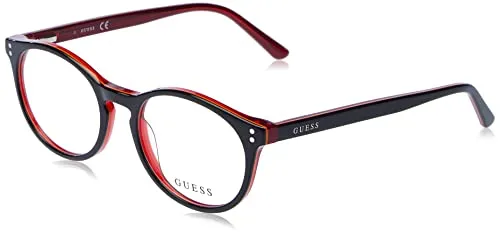 GUESS Herren Sportbrille GU8266, Schwarz - Sportbrille für Herren, Größe 47, mit stylischem Design und optimalem UV-Schutz für aktive Freizeitgestaltung.