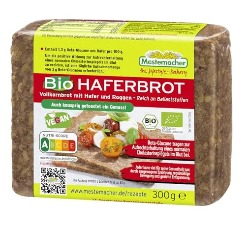 Mestemacher Bio Haferbrot, vegan, 300g