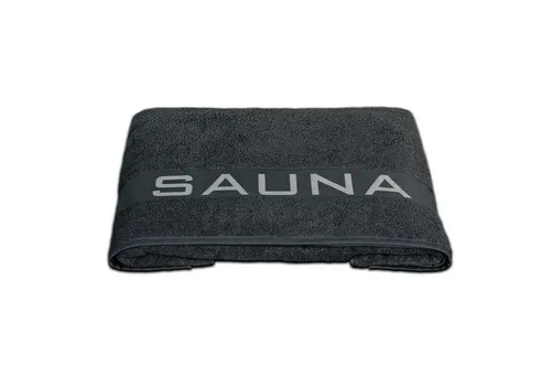 Delindo Lifestyle Saunatuch Colares XXL, 80x200cm in schwarz von DELINDO Lifestyle