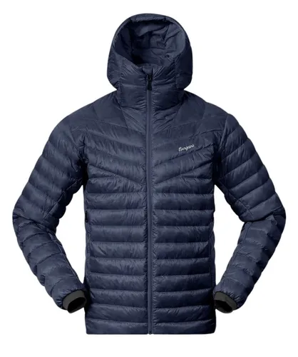 Bergans Rabot Light Daunenjacke für Herren – navyblau, Größe M - Leichte und warme Daunenjacke für Outdoor-Fans, ideal für kalte Wintertage. Mit 750-cuin-Entendaunen für effiziente Wärme und kompaktes Design, perfekt für Abenteuer in der Natur.