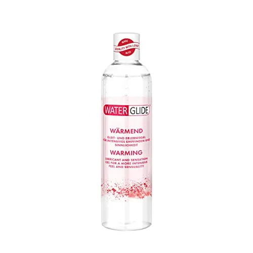 Waterglide, Erlebnis- und Gleitgel 'Wärmend' für sanfte Wärmeeffekte, kondomfreundliches Gleitmittel auf Wasserbasis, 100 ml