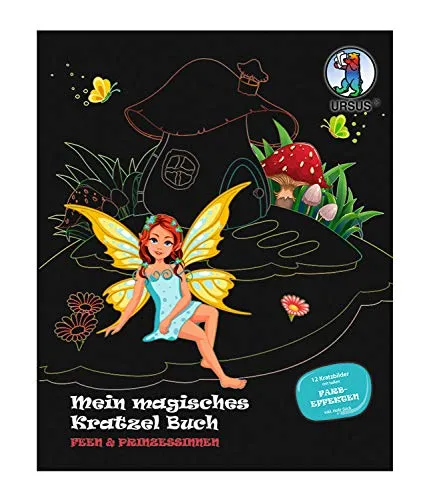 Ursus - Ludwig Bähr Bild URSUS Kratzbilderbuch Magisches Kratzel Feen und Prinzessinnen