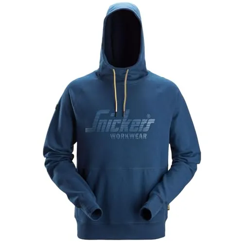 Logo-Hoodie deep blue Gr. L - Stylischer Hoodie in tiefblau, ideal für entspannte Tage und Freizeitaktivitäten.