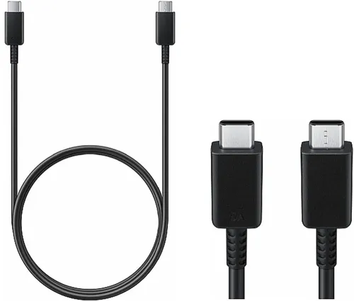 Original Samsung Datenkabel USB-C Stecker Schnell Ladekabel Schnellladel schwarz