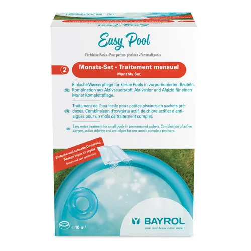 BAYROL Easy Pool & Spa Monats-Set 0,6 kg Komplettpflege für kleine Schwimmbecken