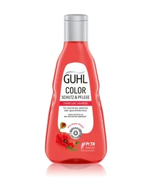 GUHL Color Schutz Haarshampoo 250 ml - Shampoo für coloriertes Haar mit 92% natürlichen Inhaltsstoffen, schützt die Farbintensität bis zu 14 Wochen und sorgt für intensive Geschmeidigkeit.
