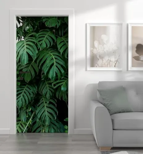 MyMaxxi Türtapete Grüne Blätter 90x200 in grün von MyMaxxi