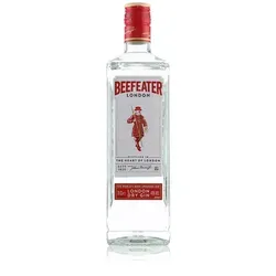 Beefeater London Dry Gin 40% Vol. 0,7l - Premium Gin mit 40% Vol., perfekt für Cocktails oder pur, hergestellt in London mit traditionellen Botanicals.