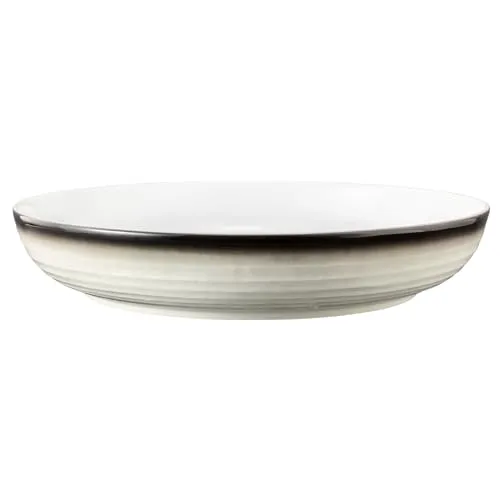 Seltmann Weiden Terra Foodbowl 28 cm - Dessertschalen – Hochwertige Servierschale aus robustem Porzellan mit spiralförmigem Relief, spülmaschinen- und mikrowellenfest, ideal für Salate, Bowls oder Pasta.