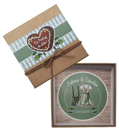 ZauberDeko Geldgeschenk Oktoberfest Grün Verpackung Geschenk Personalisiert Natur Hochzeit Gutschein