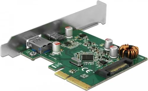 Delock USB-Adapter PCIe 3.0 x4 Low-Profile von Delock