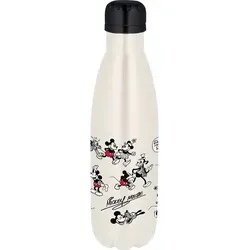 Stor Disney Mickey Mouse Edelstahl-Wasserflasche, 780 ml - Kinder-Wasserflaschen für die Schule, elegante und BPA-freie Edelstahlflasche mit 780 ml Fassungsvermögen, ausgestattet mit einem praktischen Schraubverschluss für sicheren Transport.