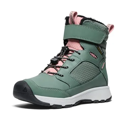 KEEN Skua Winter Wasserdicht Schneestiefel, Dark Forest/Rose Elegance, 27 EU