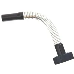 BW® Ausgießer flexibel für Kraftstoffkanister Metall Benzinkanister 5/10/20 Liter mit Schraubverschluss - Flexrohr 25mm für Diesel - Schwarz RAL 9005