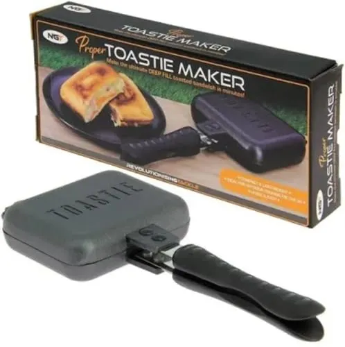 NGT Toastie Maker - Deep Sandwich Cooking - Sandwichmaker mit dreilagiger Antihaft-Beschichtung, ideal für Camping und Outdoor-Aktivitäten. Perfekte Versiegelung für tief gefüllte Toasties.
