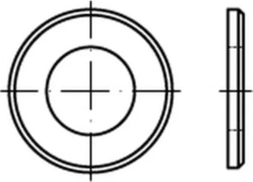DIN 125 Stahl Unterlegscheiben 140 HV B 21 galvanisch verzinkt - 100 Stk - Hochwertige Unterlegscheiben aus Stahl, galvanisch verzinkt für optimale Korrosionsbeständigkeit, ideal für den vielseitigen Einsatz in Bauprojekten.
