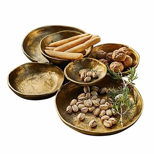 Loberon Schale Andris in gold von LOBERON