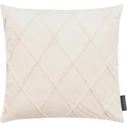 Magma Dekokissenhülle Nobless 50x50 cm | elfenbein - weiß von MAGMA Heimtex