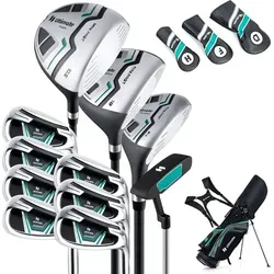 COSTWAY komplettes Herren Golfschläger Set, 11 teilige Golfschlägersätze