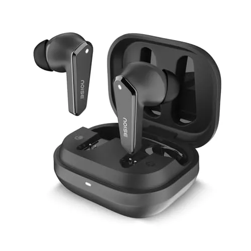 Noise Buds N1 TWS Headphones (Black) - Kopfhörer mit bis zu 40 Stunden Wiedergabezeit und IPX5 Wasserfestigkeit, perfekt für aktiven Lifestyle.