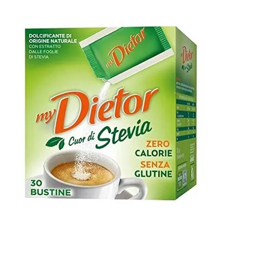 My Dietor Cuor di Stevia natürlicher Süßstoff 30g Herz von Stevia 30 Beuteln