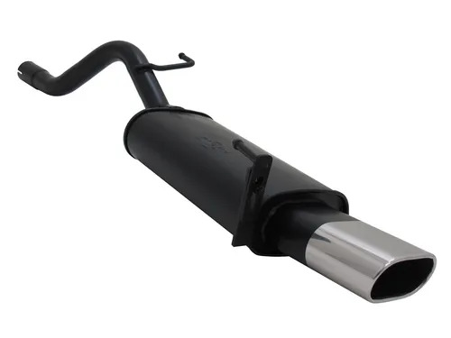 OMAC Auspuff-Flexrohr Novus Sportauspuff für Opel Corsa D - Sportauspuff mit EG Genehmigung, sorgt für einen sportlichen Sound und einfache Montage. Ideal für Opel Corsa D (ab 07/2006) mit 135x75mm Edelstahl-Endrohr.