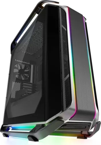 COSMOS C700M Big-Tower-Gehäuse - PC-Gehäuse mit elegantem Tempered Glass-Design, ideal für E-ATX-Mainboards und hervorragende Kühlmöglichkeiten dank 8 Full-Size-Slots.