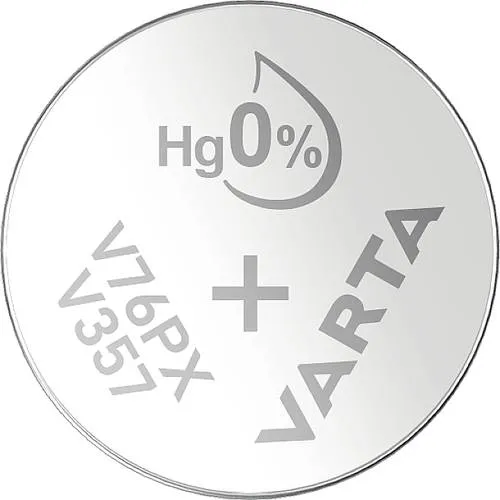 VARTA V13GS V357 SR44 Knopfzelle - 1,55V Silver Coin, kindersicher verpackt, ideal für Uhren und elektronische Kleingeräte