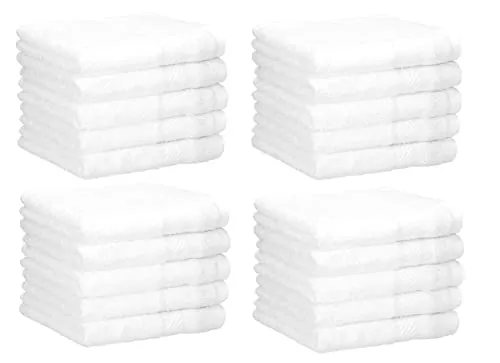 Betz Seiftuch 20 Stück Palermo, 30x30 cm, weiß