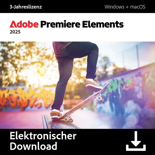 Adobe Premiere Elements 2025 für WIN/MAC