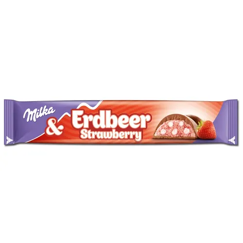  Milka Erdbeer, Schokolade, 36,5g Riegel 27,78€/1kg