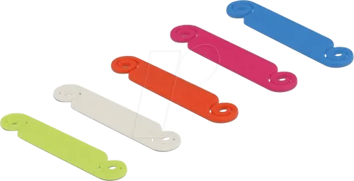 DELOCK 18406 - Kabelmarkierer Set, 10 Stück, farbig