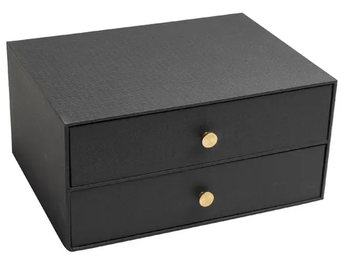 Exacompta 30601E Schubladenbox in gold von Exacompta