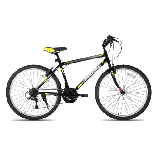 Bamcbase Sprague 21-Gang-Mountainbike für Erwachsene, Schwarz, 24 Zoll