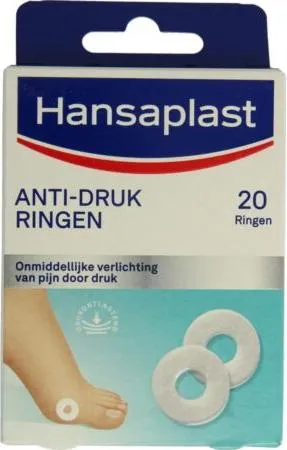 Hansaplast Fuß-Anti-Druck-Ring-Pflaster gegen Hühneraugen und Hornhaut (20 Stück)