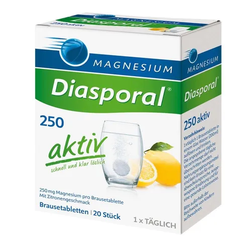 Magnesium Diasporal 250 Aktiv Brausetabletten