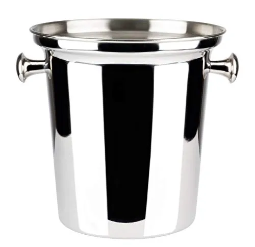 Buddy´s Bar Weinkühler/Sektkühler aus Edelstahl - Hochwertiger Weinkühler aus Edelstahl mit 4 L Fassungsvermögen. Ideal für die perfekte Kühlung Deiner Getränke – robust, langlebig und spülmaschinenfest.