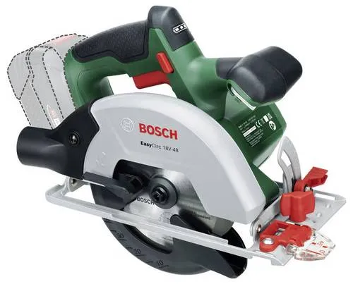 Bosch Handkreissäge EasyCirc 18V-48 - Handkreissäge ohne Akku, mit CutControl für präzise Schnitte. Ideal zum Sägen von Holz und Holzverbundstoffen, leicht und handlich mit Aluminium-Schutzhaube.
