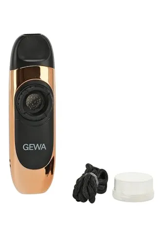 GEWA Kazoo - ABS Kunststoff - Einstellring für Klangfarben - Mit Handschlaufe und Ersatzmembran - Farbe bronze