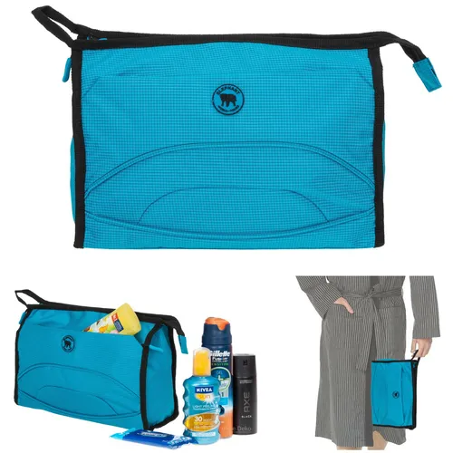 Kulturtasche Washbag Elephant Colors Kulturbeutel 4L Kosmetiktasche 1290 Blau +b