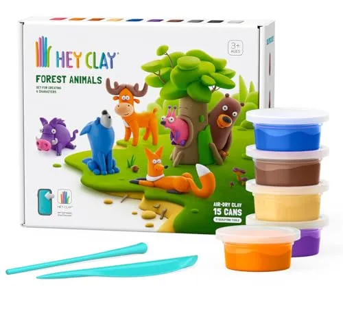 Hey Clay Set Waldtiere