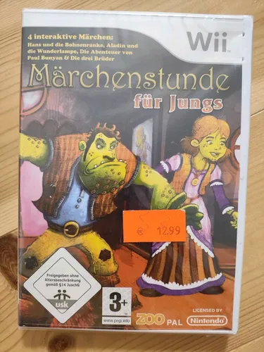 Märchenstunde für Jungs - Nintendo Wii - Familienfreundliches Spiel aus dem Jahr 2009, ideal für Kinder und voller spannender Abenteuer für kleine Jungs.