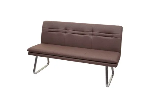 PROREGAL® Sitzbank Sitzbank mit Rückenlehne für bequemes Sitzen in jeder Situation, bequem, stabil und ein echter Hingucker mit Rückenlehne