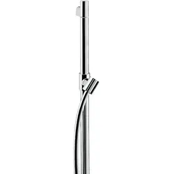 hansgrohe Axor Starck Brause Set 27830000 – Elegante Brausestange mit Schlauch - Brausestangen Set von hansgrohe, stufenlos höhenverstellbar und mit einem 180 Grad Schwenkbereich, ideal für flexible Nutzung im Badezimmer.