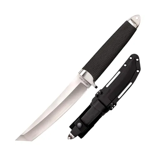 Cold Steel Master Tanto Jagdmesser - Jagdmesser im American Tanto Stil, gefertigt aus japanischem VG-10 San Mai Stahl, mit hochwertiger Secure-Ex Gürtelscheide und elegantem Design.